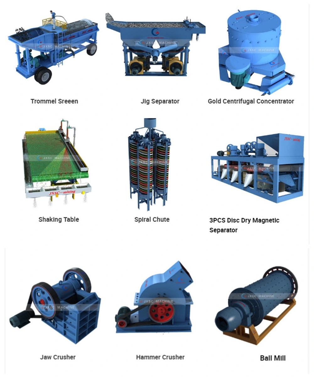 Mobile Small Scale Alluvial Gold Copper Diamond Coal Rock Ore Washing Plant for Mine Wash Processing