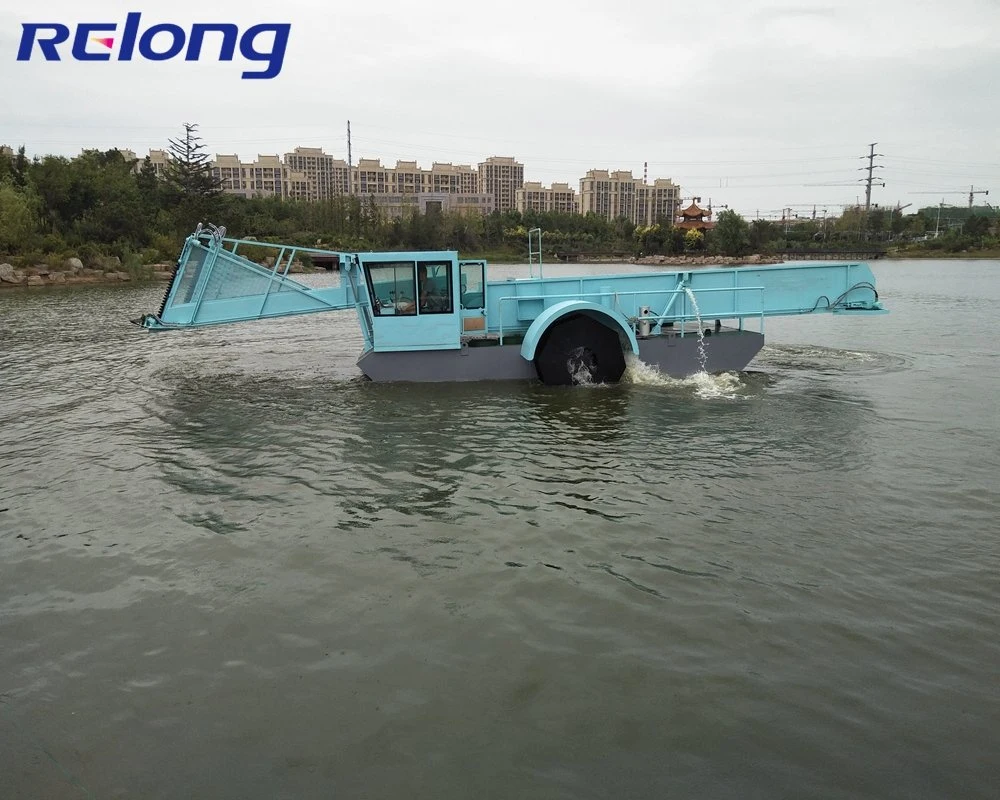 Water Hyacinth Mowing Boat with High Performance