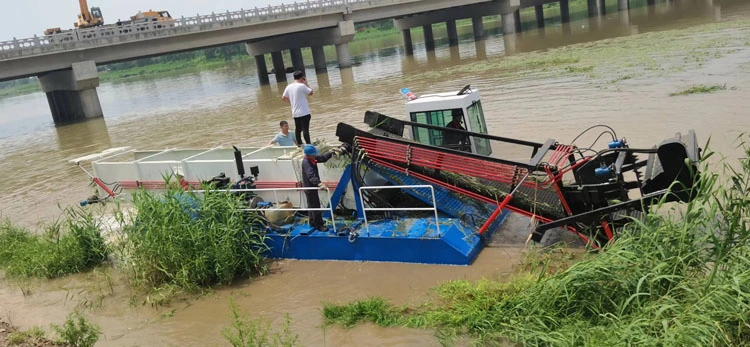 Agricultural Machinery Water Hyacinth Reed Cutter Cutting Ship /Rubbish Collection Cleaning Boat Vessel Mowing Boat